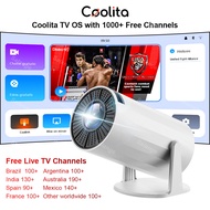 【New Arrivals】Salange Projector X8mini Coolita OS with TV Live Channels 180° Flexible Rotating Dual