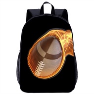Amazon source football basketball bag to map printing 17 inch student travel backpack a generation