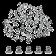 ZZHXSM 60PCS Furniture Bumper Granules PVC Anti Slip Pad for Glass Table Top Space PVC Grip Transparent Small Bumper Granules for Cabinet Door and Drawer Protection