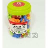 Children 's Toys - Magnetic Letters Numbers Magnetic Numbers Contents 78 Pcs