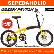Sepeda Lipat 20 Inch ODESSY PHYTON 20 36 Murah ORIGINAL SNI