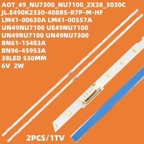 LED backlight strip for 49NU7100 UN49NU7100 UE49NU7100 UN49NU7100AG UN49NU7100G UN49NU7300 UE49NU730