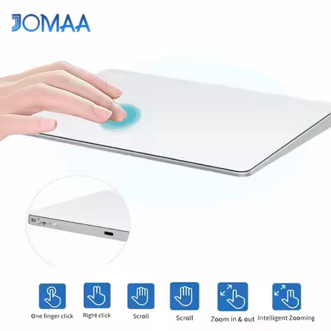 Jomaa Touchpad Trackpad External Bluetooth High Precision Trackpad with Multi-Touch Navigation for D