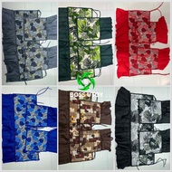 SET OF 3 with ruffles / 1 pc 20x60 in- 2pcs 20x20 in / 3-Seater Longmat / Long Rug / Seat Cover