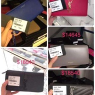 （正品）YSL長夾系列女包皮夾錢包YSL通通台灣專櫃半價（歐洲定價8.2折）