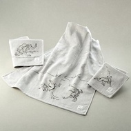 日本丸真 今治鳥獸戲畫備長炭清爽除臭紗布