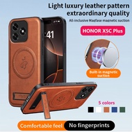 Honor X5C X5CPlus X5d Plus HonorX5C HonorX5cPlus Pu Leather Powerful Magnetic Holder Casing Shockpro