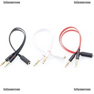 ❉❉1 Pc 3.5 Mm Y Splitter 2 Jack Male To 1 Female Headphone Mic Audio Adapter