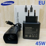 ที่ชาร์จ Samsung Note10 Plus 45W Usb-C to Type-C ซัมซุง หัวชาร์จ(EU) สายชาร์จ 2เมตร Fast Charge ชาร์จเร็ว ชาร์จด่วน แท้