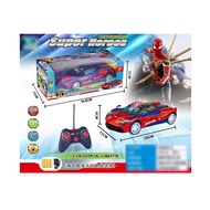 TOYS CAR-玩具车 HP1119124 1:14 JUSTICE SPIDERMAN R/C WITH 3D LIGHT (WITH BATTERY)