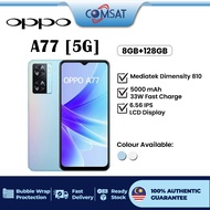 OPPO A77 5G LTE/CPH2473 (8GB+128GB) 6.56 inches, Qualcomm SM6225 Dimensity 810 5G , 33W Charge