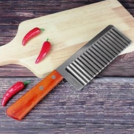 Dao cắt lát tỉa sóng củ quả bằng inox MUMAREN 414