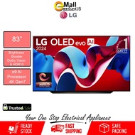 LG 83" 77" OLED evo AI C4 120Hz Dolby Vision & HDR10 4K UHD Smart TV OLED83C4PSA OLED77C4PSA
