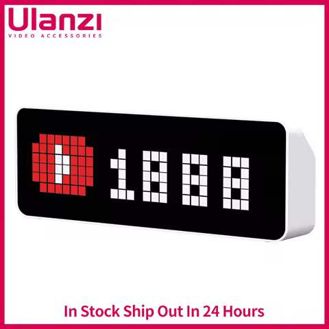 Ulanzi TC001 Smart Pixel Clock Full Color Pixel Display Clock Weather Forecast Function Scientific M