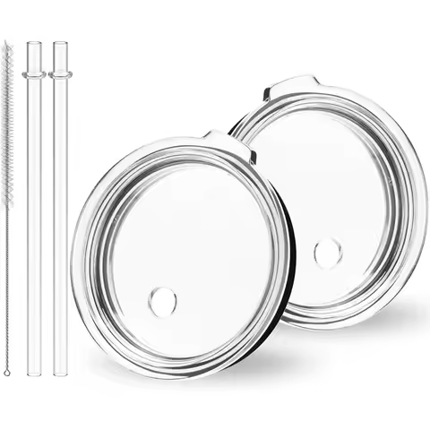 AB46-Replacement Lid With Straw(30 Oz) For YETI& Cover For Rambler 26 Oz Cup, 30 Oz Tumbler, 35 Oz S