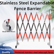 Safety Fence Barrier Retractable Fence 3m 6m Telescopic Fence Stainless Steelexpandable Barrier Type