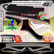 Striping yamaha alphard sticker yamaha alphard cutting sticker alfa alphard logo motorbike accessori