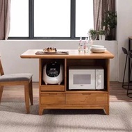 櫻桃傢俱 - 北歐實木餐邊櫃客廳櫃收納櫃多功能小戶型茶水櫃碗櫃120CM