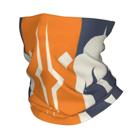 Custom Fulcrum Ahsoka Tano Neck Gaiter Women Men UV Protection Winter Sci Fi Wars TV show Bandana Sc