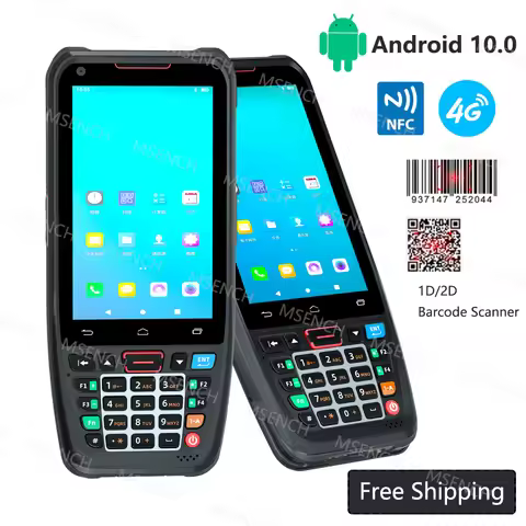 Android 13 Handheld Terminal PDA Honeywell Barcode Scanner 1D 2D Scanner Portable Data Collector wit