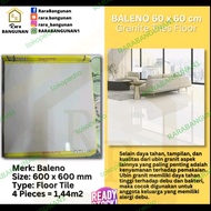 GRANITE TILE UK. 60X60 BALENO TILES WARNA WHITE-GREY FLOOR/ LANTAI