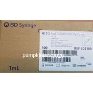 BD 1ml Tuberculin Syringe (Exp:2025 & 2026)