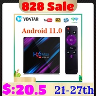 FVBGNHBVCS Smart TV Box Android 11 H96 MAX RK3318 Media player Youtube 4K HDR Android 11.0 Set Top Box Dual Wifi H96MAX TVBOX