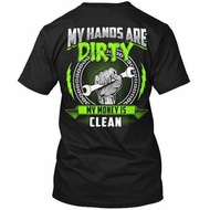Creative Design My Hands Are Dirty Mechanic - Money Is Clean Gildan  3D Printing Tee T-Shirt
