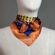 LOF FI CIEL Scarf Silk 100% ผ้าพันคอ พิมพ์ลายสีสันสดใสใช้ได้หลายโอกาส  (FL5MLO)