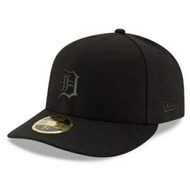 Detroit tigers new era MLB triple black low profile 59fifty cap
