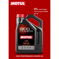 0W20/5W30/5W40 MOTUL 8100 POWER 5L/1L (10000KM)