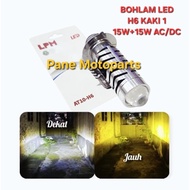 LED HEADLIGHT BULB AC DC LASER 2 COLORS H6 1 FEET YELLOW WHITE UNIVERSAL KARISMA SUPRA X 125 SUPRA F
