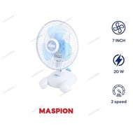 Maspion F-181 7" Table Fan, Minimalist and Cute Design, Maspion 7" Desk Fan