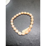 (A73)(6,7-6,9mm)Water drop Pearl bracelet size 6,7-6,9mm