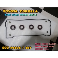 ♟✑TOYOTA COROLLA 4AFE 5AFE 7AFE VALVE COVER SEAL SET