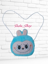 Tas Labubu Tas Selempang Anak Kepala Labubu Tali Kur