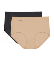 sloggi กางเกงในเนื้อผ้าคอตตอนรูปแบบแม็กซี่ จำนวน 2 ชิ้นใน1แพ็ค รุ่น sloggi Comfort care Maxi2 2P R ร