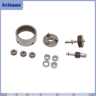 1/10 Metal Front Gearcase Gear Set Planetary Pinion for SCX10 90046 90047 Vehicles Model Parts