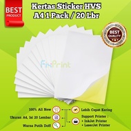 Premium Sticker Paper Sticker HVS Sticker Paper Uk. A4 Plain Sheet