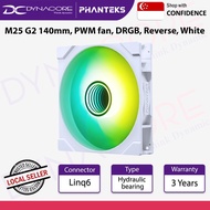 Phanteks M25 G2 140mm, PWM fan, DRGB, Reverse, White