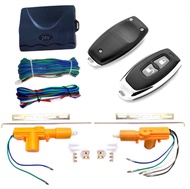 EZ online   ชุดเซ็นทรัลล็อครถยนต์พร้อมรีโมทไม่มีกุญแจ 2ตัว 24V สำหรับรถยนต์ 2 ประตู  ใช้ได้กับทุกรุ่