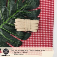 ORLIM LACES Classic Flat Shoelaces 327/574 Lightcream Width 8mm