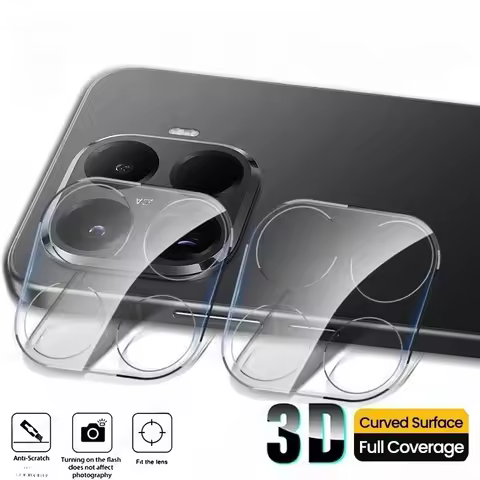 2Pcs 9H Curved Camera Protector For Xiaomi15T Xiaomi 15T 15 T Pro 3D Clear Tempered Glass Lens Case 