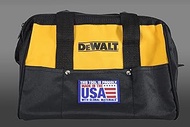 Dewalt Heavy Duty 12" x 9" Black/Yellow Power Tool Contractor Tool Bag