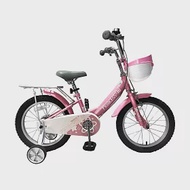【KJB APACHE】16吋兒童男女輔助輪腳踏車(輔助輪單車 學習車 童車 全配 輕量 潮流 高品質保證/U305) 粉色