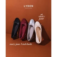 【HEELS】Lyden Mary Jane Glossy series 1 Inch heels - Classic Black//Maroon//Silver//White