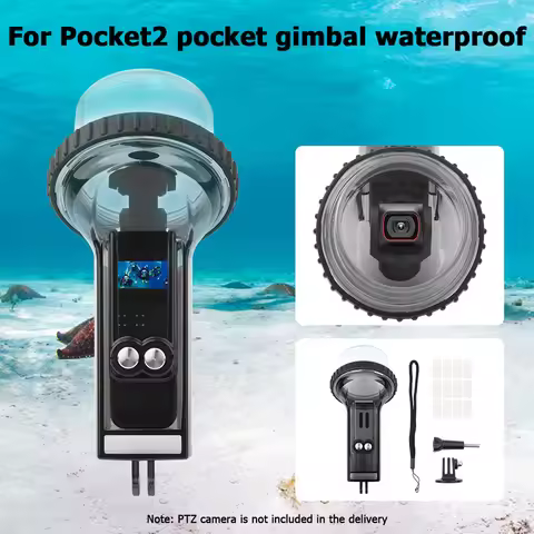 Diving Surfing Waterproof Case Protective Housing Shell for DJI Pocket 2 Camera
