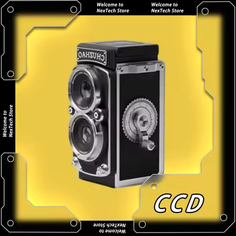 CCD Retro Camera Mini Dual Reflex Digital TLR Camera Recording Photoes Video With Manual Joystick Am