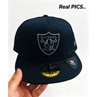Baseball cap, New Era NFL Black  Oakland Raiders Cap 59FIFTY Fitted Cap, unisex, simple, sun-protect