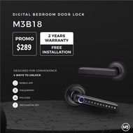 M3B18 DIGITAL BEDROOM DOOR LOCK (FREE INSTALLATION)